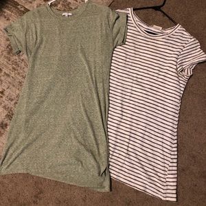 Z Supply Red Dress Boutique LOT of 2 TShirt Dress
